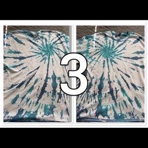 Hand dyed Tie Dye T Shirt 2XL